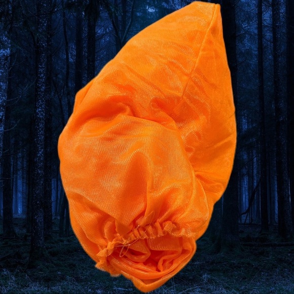 Spooky Orange Skeleton decoration. A pair of 2 - Picture 7 of 9